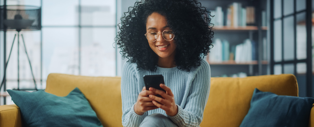 stock image people on device